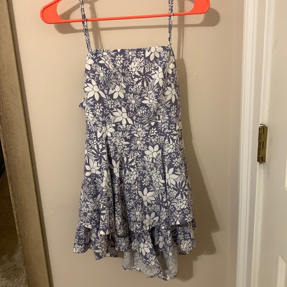 Floral Ruffle Romper Size Small